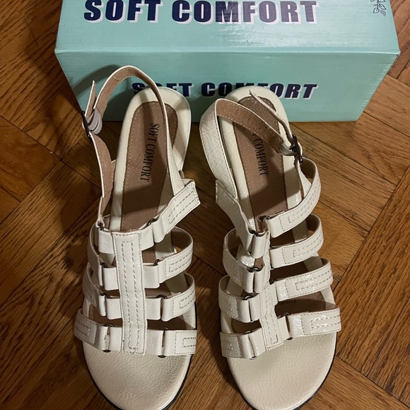 Soft Comfort Women’s Wedge Sandals 👡,Used Once,Condition like new🔥 - Picture 2 of 6